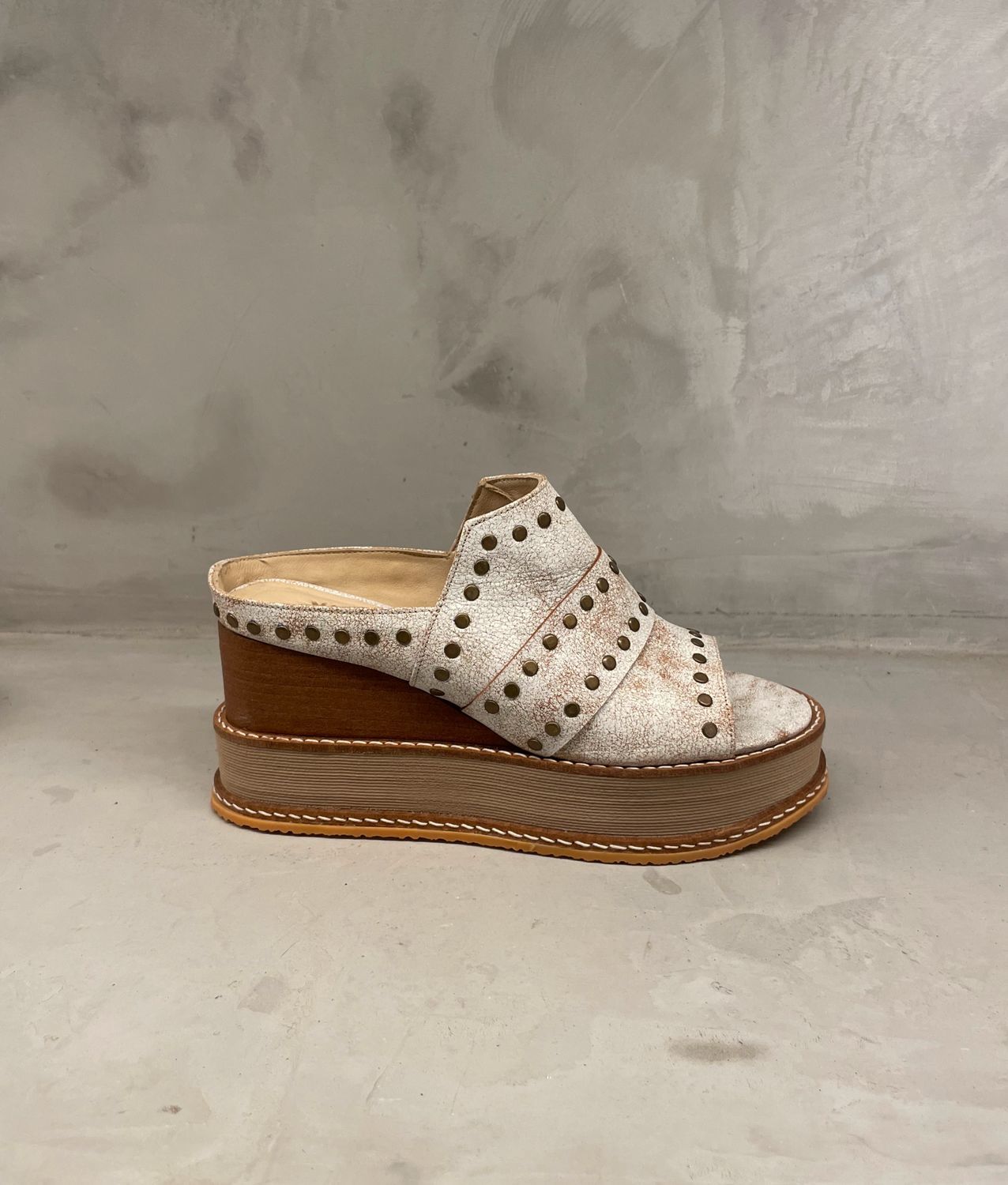 Sandalias Casti Vintage Blancas blanco 40